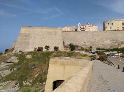 Calvi: The fort dominates the bay and the town.